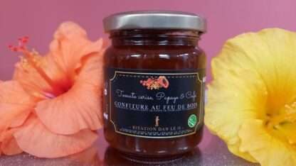 CONFITURE AU FEU DE BOIS_TOMATES CERISES - PAPAYE & CAFE