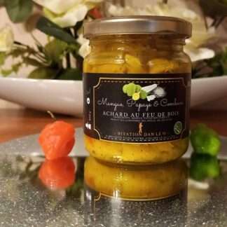 ACHARD MANGUE- PAPAYE VERTE-COMBAVA & PIMENT CABRIS