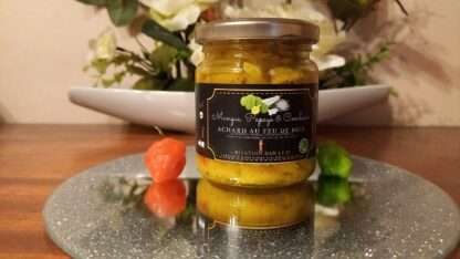 ACHARD MANGUE- PAPAYE VERTE-COMBAVA & PIMENT CABRIS
