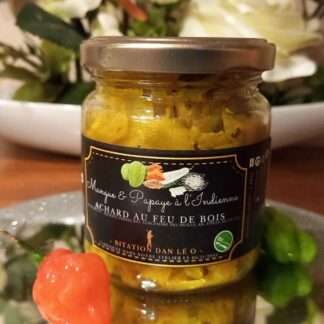 ACHARD AU FEU BOIS_MANGUE & PAPAYE VERTE A L'INDIENNE
