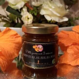 CONFITURE AU FEU DE BOIS_PETITE JAUNES AUX 3 ARÔMES