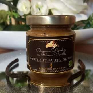 CONFITURE BANANE FLAMBEE AU RHUM VANILLE